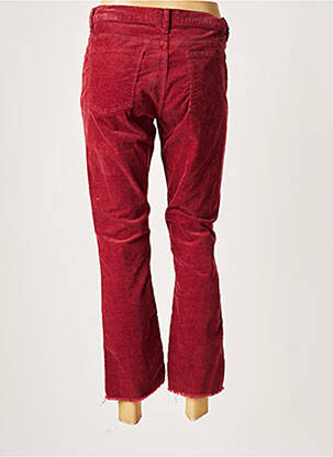 Pantalon 7/8 stretch taille normale rouge ACQUAVERDE femme