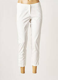 Pantalon 7/8 coupe chino taille normale blanc ARMANI femme
