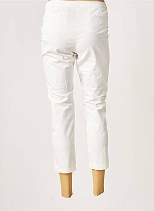 Pantalon 7/8 coupe chino taille normale blanc ARMANI femme