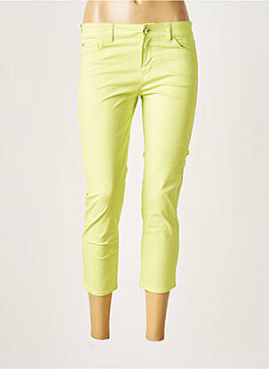 Pantacourt stretch taille normale vert ARMANI femme