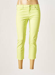 Pantacourt stretch taille normale vert ARMANI femme