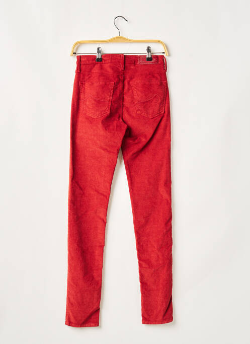 Pantalon slim rouge JACOB COHEN pour femme