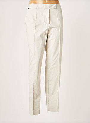 Pantalon droit tissage popeline taille normale gris PAUL SMITH BLACK LABEL femme