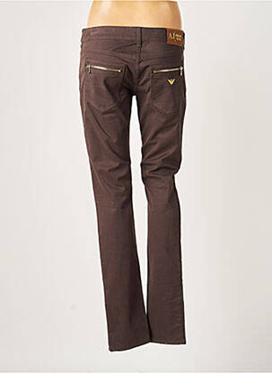 Pantalon slim taille basse taille basse gris ARMANI femme
