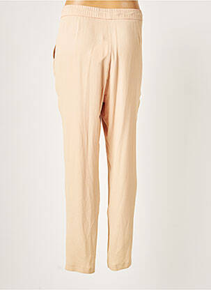 Pantalon droit taille élastique taille normale beige FABIANA FILIPPI femme