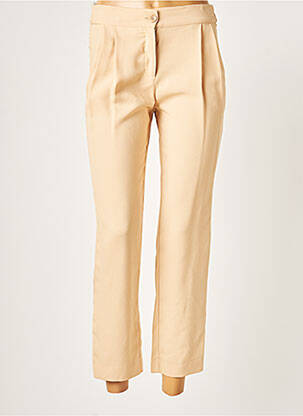 Pantalon 7/8 taille haute taille haute beige PATRIZIA PEPE femme