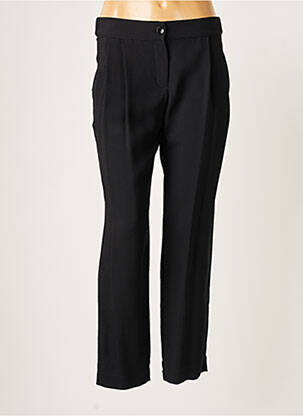 Pantalon droit taille à pinces taille haute noir PATRIZIA PEPE femme