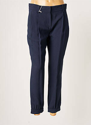 Pantalon 7/8 taille haute taille haute bleu PATRIZIA PEPE femme