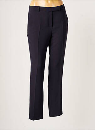 Pantalon 7/8 taille haute taille haute bleu EMMA & ROCK femme