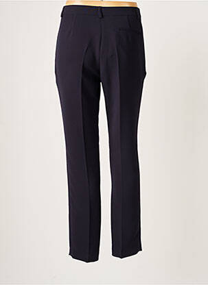 Pantalon 7/8 taille haute taille haute bleu EMMA & ROCK femme