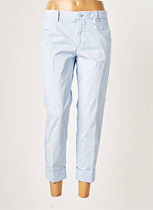 Pantalon 7/8 tissage popeline taille normale bleu CLOSED femme