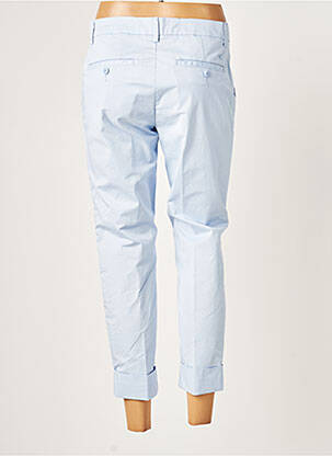 Pantalon 7/8 tissage popeline taille normale bleu CLOSED femme