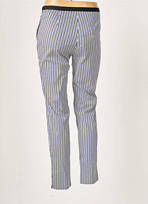 Pantalon slim tissage popeline taille normale noir PAULE KA femme