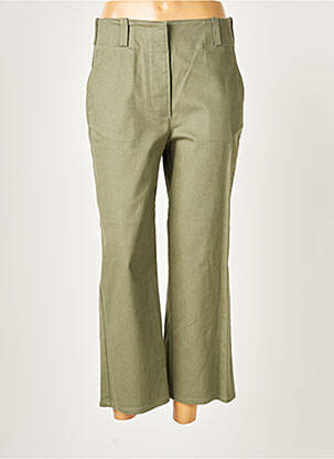 Pantalon 7/8 taille haute taille haute vert PAUL & JOE SISTER femme