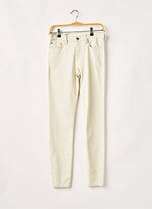 Jeans coupe slim slim taille normale beige ARMANI femme