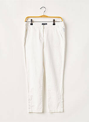 Pantalon 7/8 tissage popeline taille basse blanc ARMANI femme