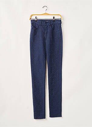 Pantalon slim taille haute taille haute bleu ARMANI femme