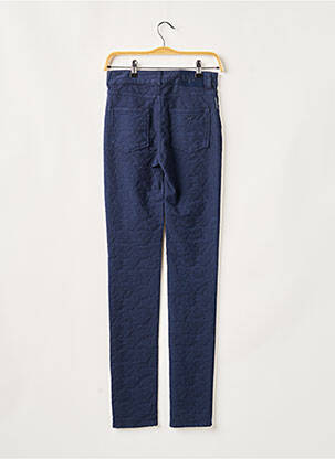 Pantalon slim taille haute taille haute bleu ARMANI femme