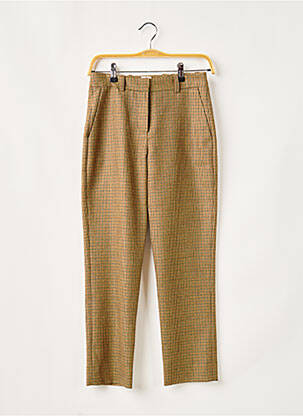 Pantalon 7/8 taille haute taille haute marron INES DE LA FRESSANGE femme