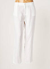 Pantalon droit blanc EMPORIO ARMANI pour femme seconde vue