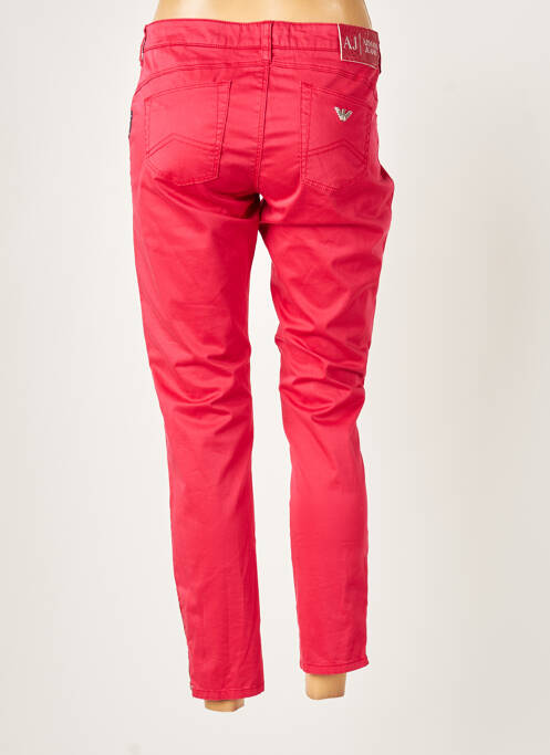 Pantalon 7/8 rouge ARMANI pour femme