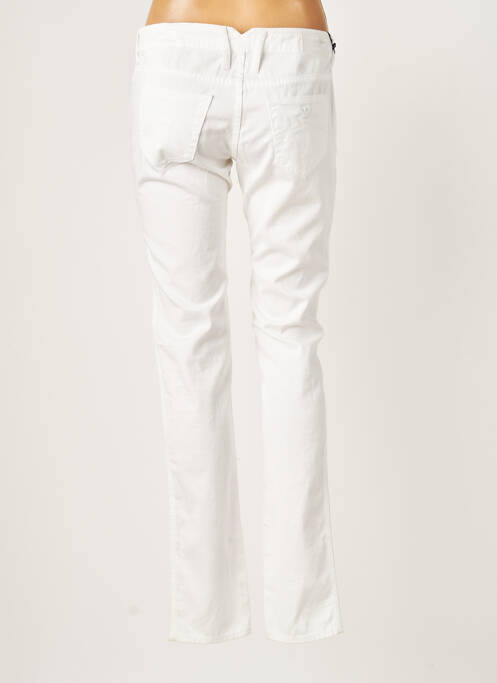 Pantalon slim blanc ARMANI femme