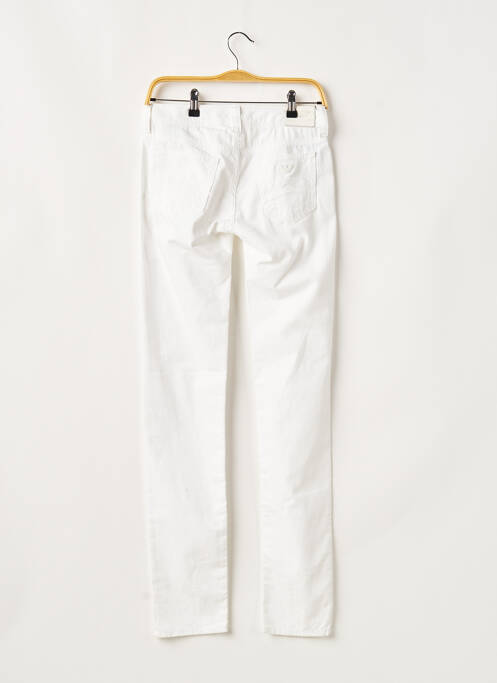 Pantalon slim blanc ARMANI pour femme