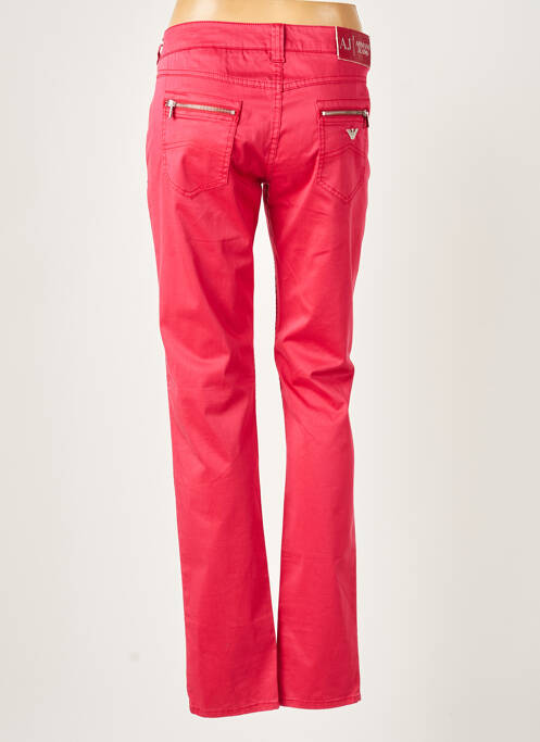 Pantalon slim rouge ARMANI pour femme