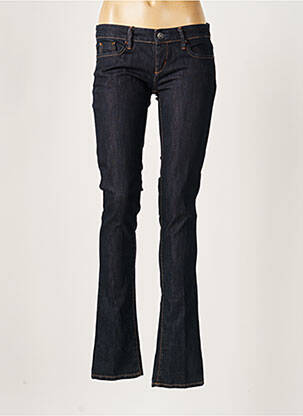 Jeans coupe slim broderie rivets taille basse bleu BARBARA BUI femme