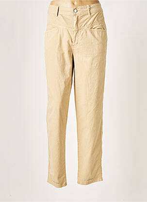 Pantalon droit stretch taille normale beige CLOSED femme