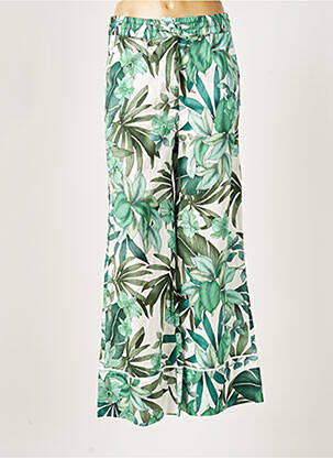 Pantalon large fermeture zippée sous rabat boutonné taille normale vert PAUL & JOE SISTER femme