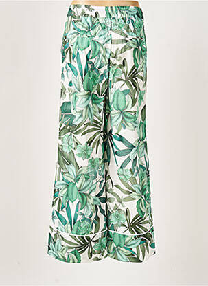 Pantalon large fermeture zippée sous rabat boutonné taille normale vert PAUL & JOE SISTER femme