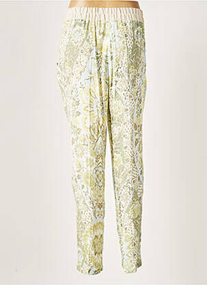Pantalon droit taille élastique taille normale vert SCHNEIDERS femme