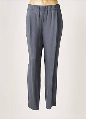 Pantalon droit tissage crêpe taille normale gris FABIANA FILIPPI femme