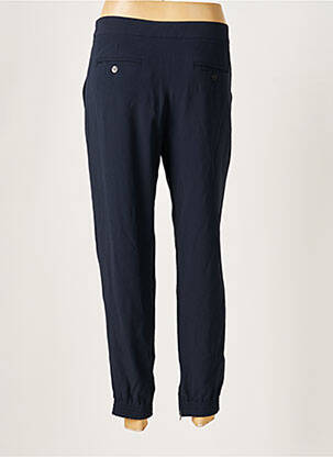 Pantalon 7/8 fermeture zippée sous rabat avec crochet taille normale bleu VANESSA BRUNO femme