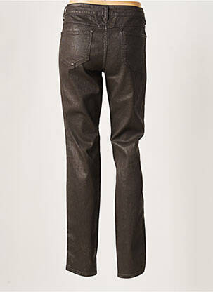 Pantalon slim tissage enduit taille normale marron CLOSED femme