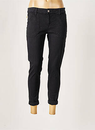 Pantacourt stretch taille normale noir FIVE femme