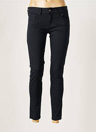 Pantalon slim broderie rivets taille normale bleu FIVE femme
