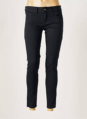 Pantalon slim broderie rivets taille normale bleu FIVE femme