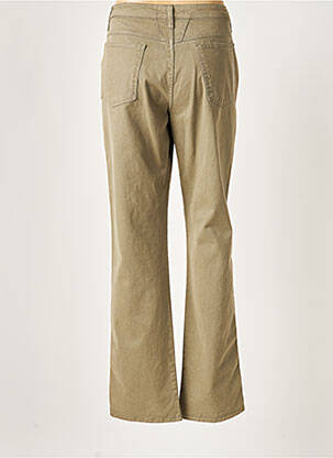 Pantalon droit stretch taille normale vert CLOSED femme
