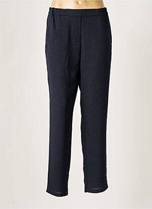 Pantalon droit taille élastique taille normale bleu ZYGA femme