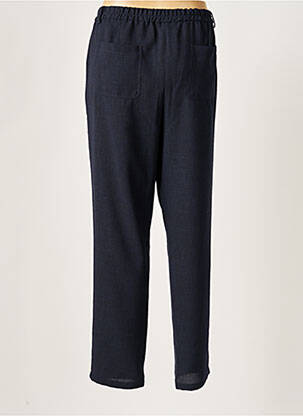 Pantalon droit taille élastique taille normale bleu ZYGA femme