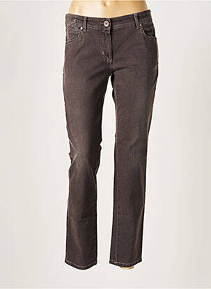 Jeans coupe slim broderie rivets taille normale gris CERRUTI 1881 femme