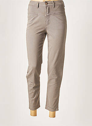 Pantalon 7/8 taille haute taille haute gris CLOSED femme