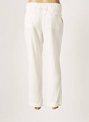 Pantalon chino fermeture zippée sous rabat boutonné taille normale beige PATRIZIA PEPE femme