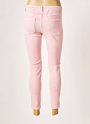 Jeans coupe slim slim taille haute rose CLOSED femme