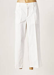 Pantalon droit taille haute taille haute blanc CLOSED femme