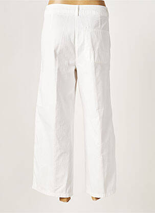 Pantalon droit taille haute taille haute blanc CLOSED femme