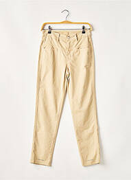 Pantalon droit taille haute taille haute beige CLOSED femme