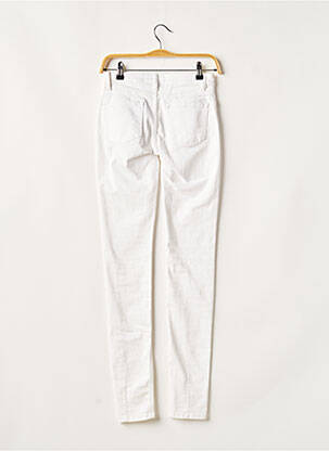 Jeans coupe slim broderie rivets taille normale blanc CLOSED femme